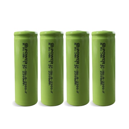 Ip Power Ni-Mh A 2300mAh Rechargeable Flat Top - 4PK IP-NH-A-2300-FT-4